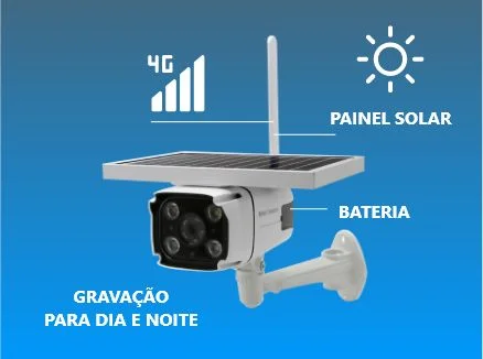 Câmera de Monitoramento de Obras - LiveCam 4G