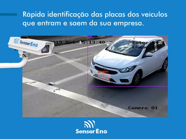 Câmera Leitura de Placas de Veículos LPR - Segurança para Obras